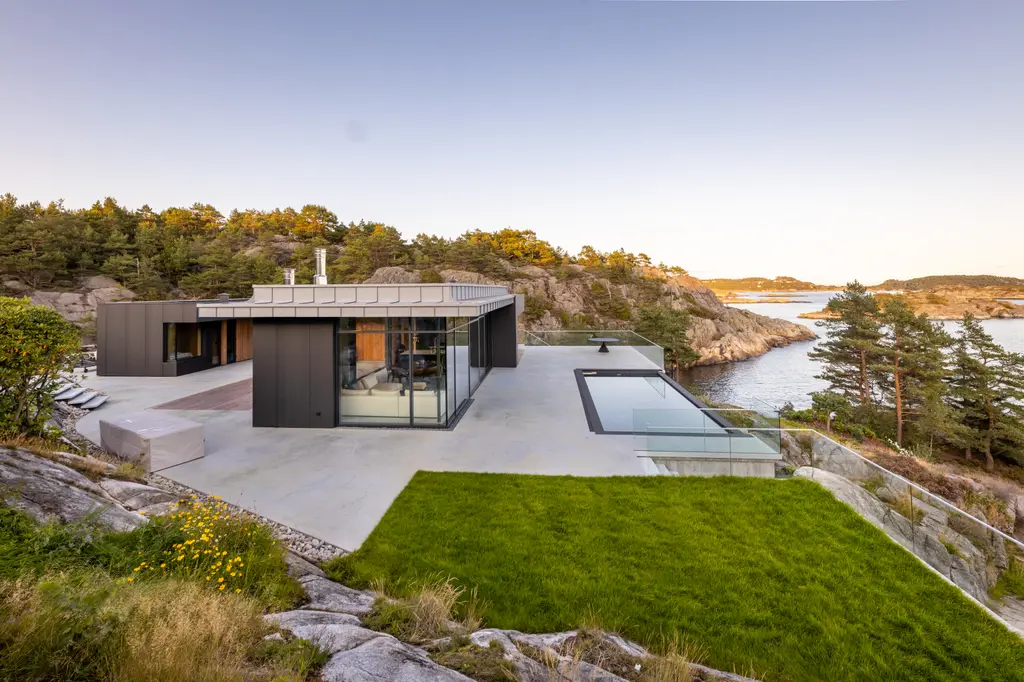 Espeviga, Lillesand, Norge: Reynaers CW 50, Slimline 38 och CP 150