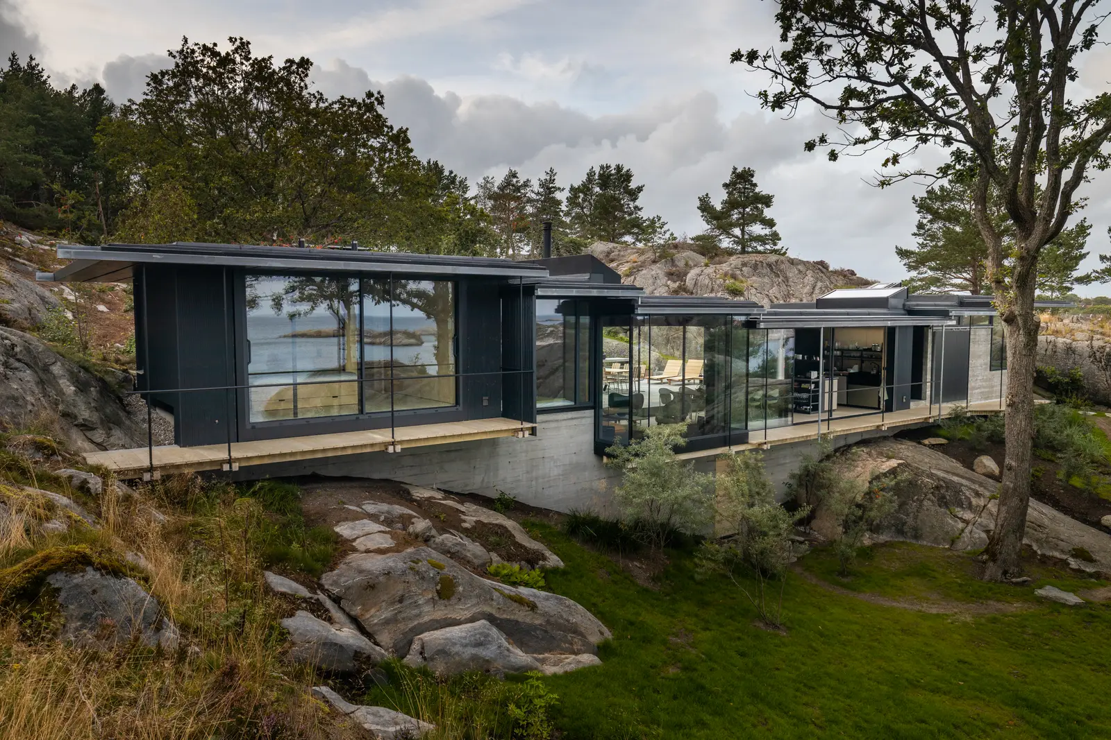 Furøya, Lillesand, Norge: Reynaers Hi-Finity, CF 68 och Slimline 38 (bild 3 av 12)