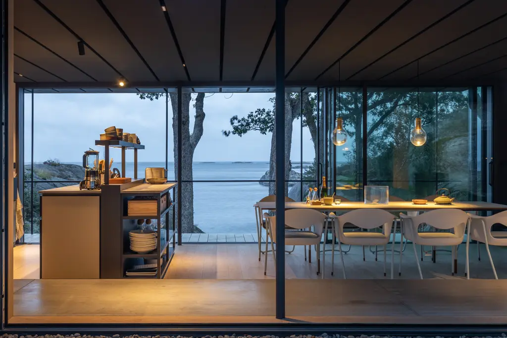 Furøya, Lillesand, Norge: Reynaers Hi-Finity, CF 68 och Slimline 38