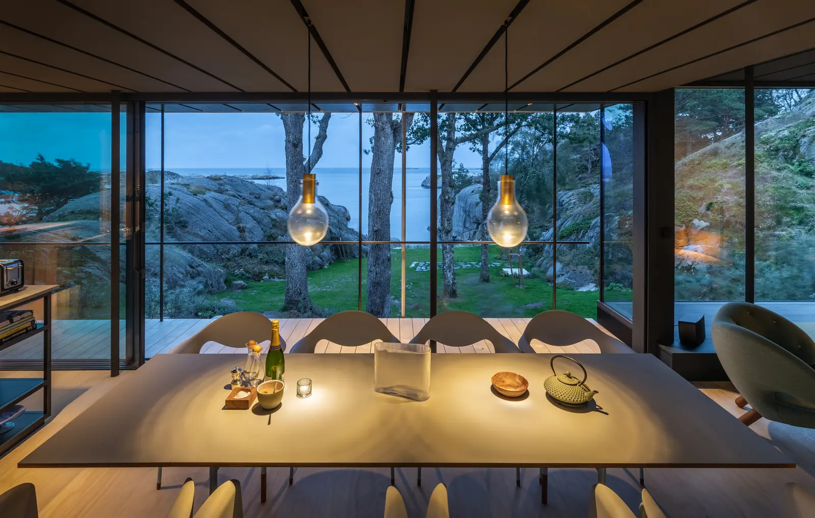 Furøya, Lillesand, Norge: Reynaers Hi-Finity, CF 68 och Slimline 38 (bild 8 av 12)
